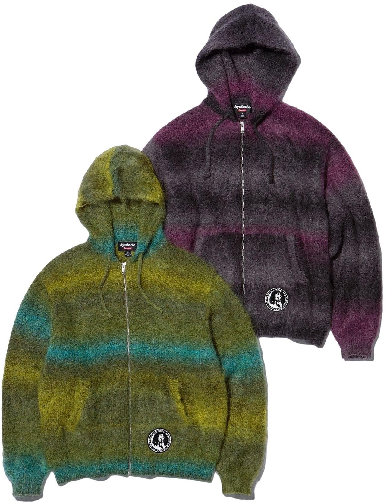 Supreme®/HYSTERIC GLAMOUR Mohair Zip Up Hooded Sweater